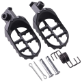 2PCS Dirt Bike Foot Pegs, Aluminium Footpegs Pedals Replacement Parts Accessories for Baja for PW50 1981-2021 PW80 1983-2006. 