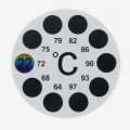 Round Thermometer Temperature Sticker Digital for Aquarium. 