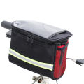 Cycling Bike Bicycle Insulated Front Bag MTB Bike Handlebar Bag Basket Pannier Cooler Bag With Reflective Strip CF8. 