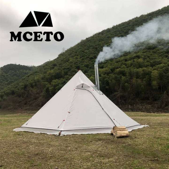 MCETO Outdoor Camping Listening 320PRO Winter Snow Wild Chimney Wood ...