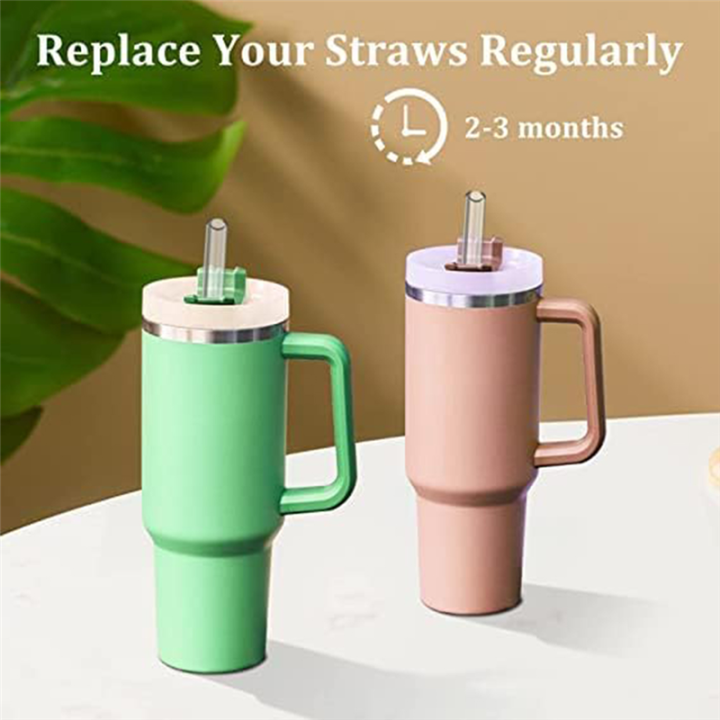 6%20Piece%20Replacement%20Straws%20Transparent%20Reusable%20With%20Cleaning%20Brush%20For%2040Oz%20Tumbler,Cup%20Straw%20For%20Tumbler%20Accessories%20-%20Image%205