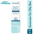 Wishcare Niacinamide Oil Balance Sunscreen SPF 50 PA++++ For Oily Skin 50gm. 