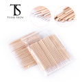 【Good sharing!】100/200/500pcs Disposable Ultra-small Wood Cotton Swab Lint Free Micro Brushes Medical Ear Clean Stick Lash Glue Removing Tools. 