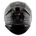 Axor Apex Venomous Black Grey Helmet | AXOR Apex ECE & DOT Certified Polycarbonate Helmet | Protective Wear For Riders. 