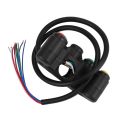 Universal 5 button Array Motorcycle Switches Race Bikes Motocross 22mm Handlebar Switches Assembly Handle bar switch. 