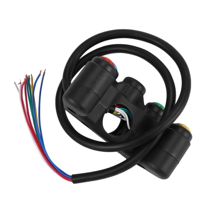 Universal 5 button Array Motorcycle Switches Race Bikes Motocross 22mm Handlebar Switches Assembly Handle bar switch