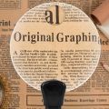 Portable Reading 3X/10X Magnifying Glass Neck Hanging Durable Hands Free Magnifier High Definition Large Adjustable Magnifier Gifts for Elderly. 