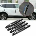 Car Accessories Car Body Protect Car Door Protector Anti-Scratch ABS+PVC Guard Strip Auto Exterior Parts Bumper Protector Anti-collision Protection Strip Car. 