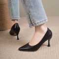 Plain Pointed Pencil Heels Formal Office Wear Pumps Shoe For Women 733. 