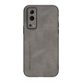 Lenuo For vivo iQOO Z3 / Y72 5G Case Luxury Sheepskin Leather Shockproof Matte Back Cover. 