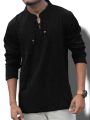Laced Up Kurta Shirt For Men. 