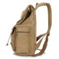 Canvas Backpack Casual Outdoor Travel Rucksack Large Capacity School Bags Vintage Drawstring Bags for Unisex. 