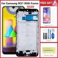 favorable>women High Quality 6.4'' AMOLED Display For Samsung M31 LCD Display SM-M315F, SM-M315F/DS, SM-M315F/DSN Models Touch Screen Assembly. 