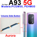 Volume Pwoer Side Button For OPPO A93 A94 A95 4G 5G Up Down Volume ON OFF Power Switch Side Keys Flex Cable Repair Parts. 