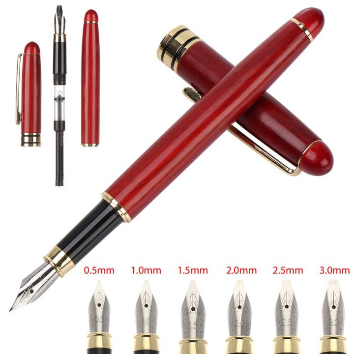 Gift%20Signature%20Stroke%20Calligraphy%20Mahogany%20Pencil%20Ink%20Refills%20Metal%20Pen%20Clip%20Bamboo%20Fountain%20Pens%20-%20Image%205