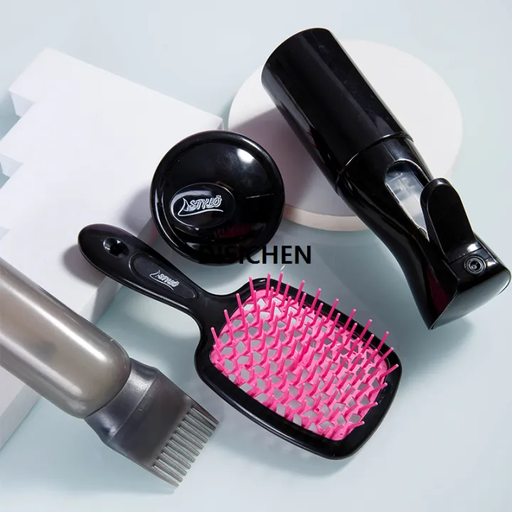 DISICHEN%20Comb%20set%20Silicone%20Scalp%20Massage%20Comb%204-piceDetangling%20Hair%20Brush%20Hairdressing%20Hair%20Dye%20Applicator%20Bottle%20Salon%20Styling%20Tools%20New%20style%20-%20Image%202