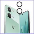 Camera Lens for OnePlus Nord 3 5G - Individual Metal Ring Tempered Glass Camera Screen Protector with Locator (Black) 1+. 