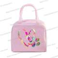 Colour Heart Cat Dog Paw Print Portable Lunch Bag Women Men Kids Food Thermal Box Multi-function Office Bento Insulated Handbag. 