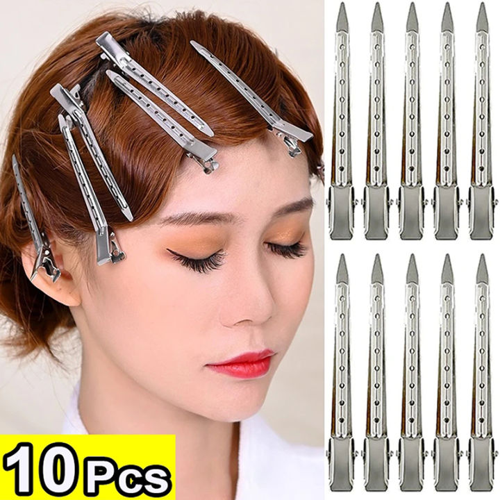10Pcs%20Metal%20Hair%20Clips%20For%20Styling%20Sectioning%20Professional%20Salon%20Hairpin%20Clamp%20Podazz%20-%20Image%209