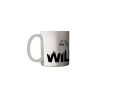 "Into the WILD" Forest Silhouette Printed Ceramic Coffee Mug. 
