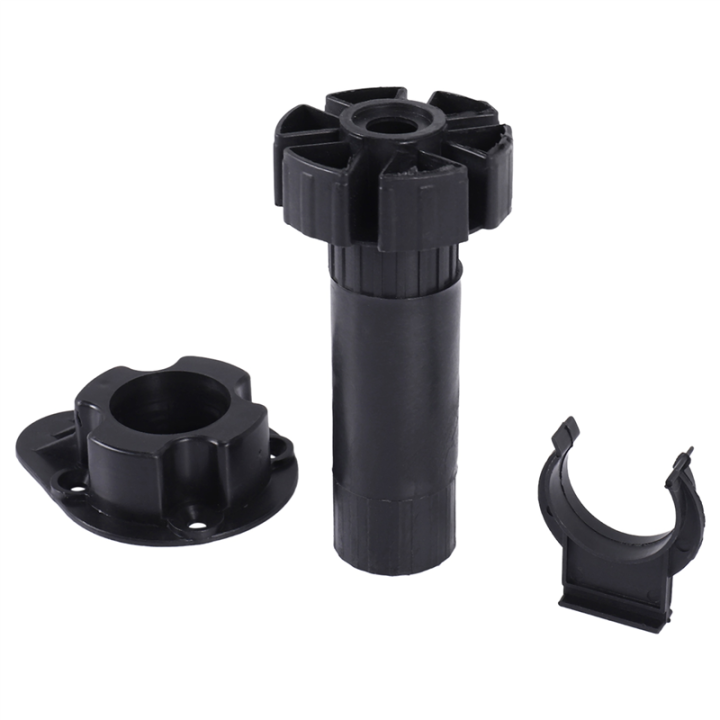 2x%20Plastic%20Adjustable%20Height%20Cupboard%20Plinth%20Foot%20Leg%20Pair%20Black%20-%20Image%207