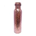 Copper Water Bottle Textured. 