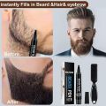 Beard Filling Pen Kit Beard Pencil Filler Waterproof Moustache Pen Beard Brush Beard Enhancer Moustache Coloring Shaping Tools. 