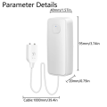 1 PCS Tuya WiFi Smart Water Leak Sensor Water Overflow Level Detector Security Sound Alarm System Flood Leakage Sensor. 