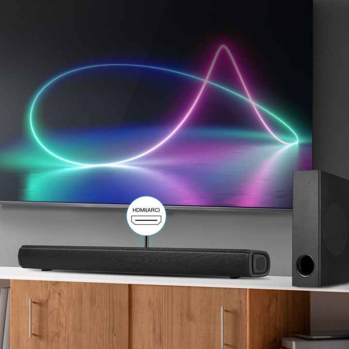 TCL%20S332W%202.1%20CH%20200W%20Soundbar%20with%20Wired%20Subwoofer,%20Supporting%20Bluetooth,%20HDMI(ARC),%20Coaxial%20Input,%20AUX,%20USB%20&%20Remote%20Control%20(Black)%20-%20Image%204