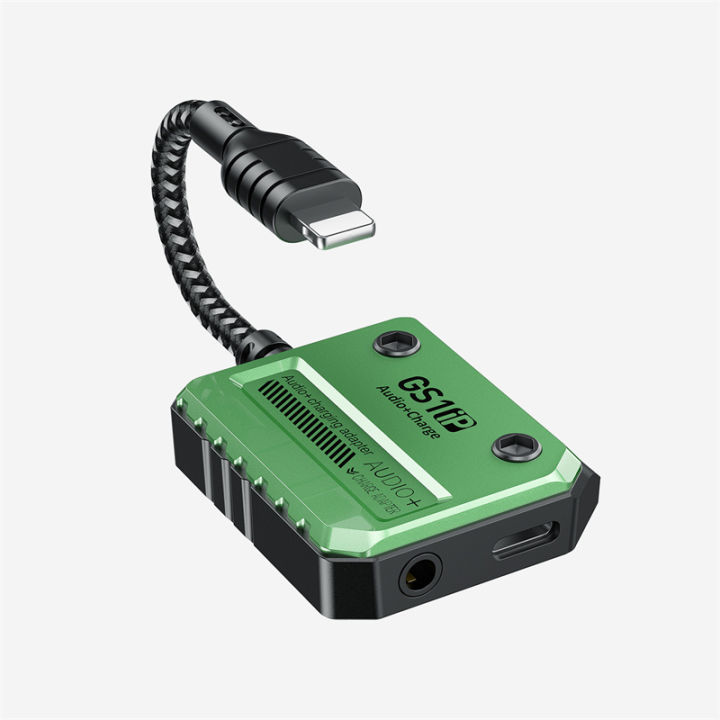 PLEXTONE GS1 IP Audio+Charge 30W Fast Charge Adapter 2-in-1 Gaming Splitter
