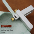 Belt Cutter Aluminum Alloy Sandblasting Oxidation Adjustable Mini Handmade Vegetable Tanned Leather Cutting Tool. 
