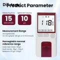 Difutagui Fifty percent discount Hemoglobin Meter Analyzer Monitor Anemia For Detection Hb And Hct Hemoglobin Detector Analyzermedicos Accesorios(Strips Option). 
