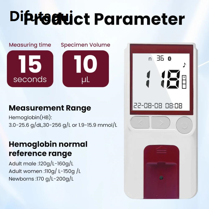 Difutagui%20Fifty%20percent%20discount%20Hemoglobin%20Meter%20Analyzer%20Monitor%20Anemia%20For%20Detection%20Hb%20And%20Hct%20Hemoglobin%20Detector%20Analyzermedicos%20Accesorios(Strips%20Option)%20-%20Image%205