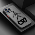 Mr Football CR7-Ronaldo For iPhone 15 Ultra 14 13 12 11 Mini XS XR X 8 7 Pro Max Plus Frosted Translucent Phone Case. 