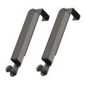 (GGBR) Folding Clothes Drying Rack, Door Hook Clothes Hanger, No Need to Hit the Clothes Hanger, Portable & Foldable Black. 