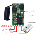 2 Pcs Wireless Controller DC Motor Speed Regulator 3.7-24V High Power Drive Module. 