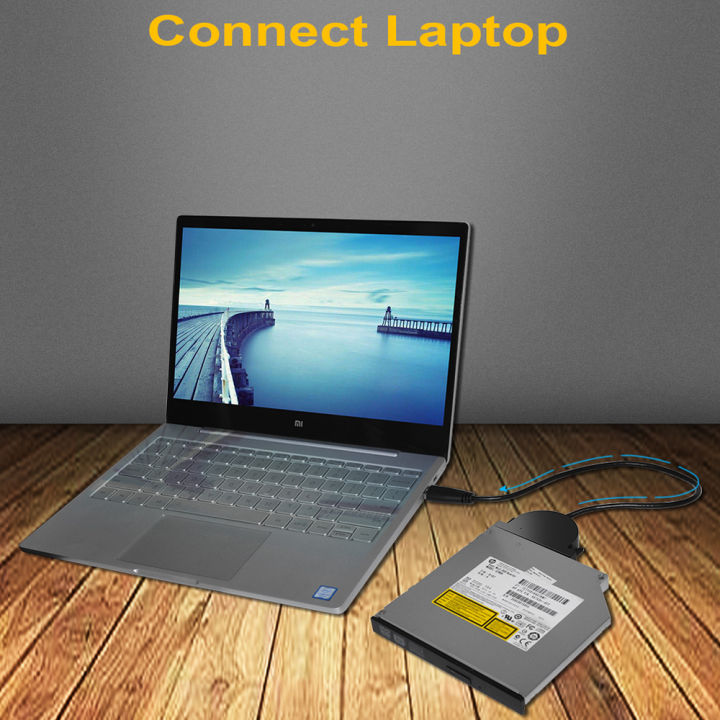 DeepFox%20USB%202.0%20SATA%20Cable%20CD/DVD-ROM%20Drive%20Cable%20Optical%20Driver%20Adapter%20Cable%20For%20PC%20Laptop%20Notebook%20-%20Image%203
