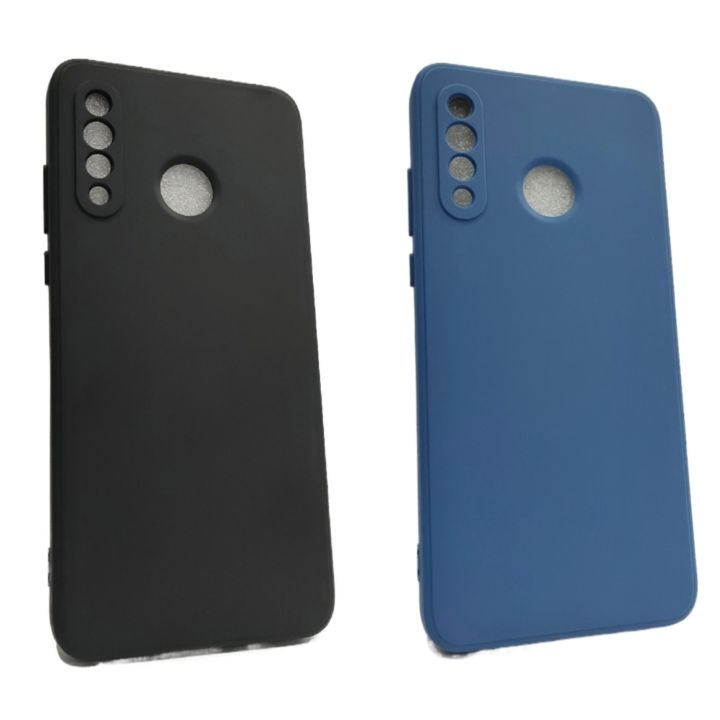 Huawei P30 Lite Silicone Soft Cover Case Microfiber Inside