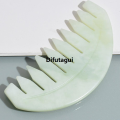 Difutagui Natural Scalp Massage Comb Retro Jade Meridian Circulation Comb Profesional Anti-static Hair Treatment Brushes for Men Women Hair Care Tool. 