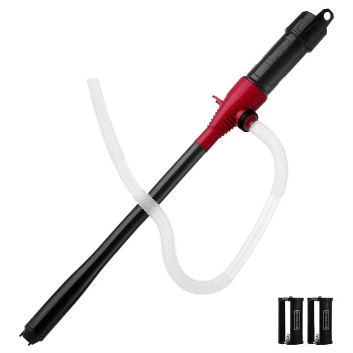 OYPFXMI Portable Electric Suction Pump Upgrade Handheld Liquid Siphon Oil Water Fuel Battery Vehicle Powered Gas Transfer Pump