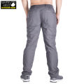 Grey Solid Outdoor Hiking Pant For Men. 