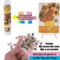 150PCS/Set Creative Oil Painting Jigsaw Puzzles Mini Gifts Puzzle Game Test Tube Family Educational Toys Adult Children. 