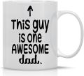 World's Best Dad Mug - Stylish Ceramic Mug for Dad. 