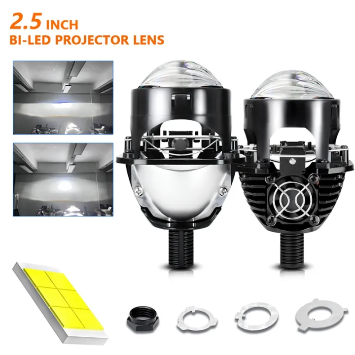 (GGBR)-2.5%20Inch%20Bi%20Led%20Projector%20Lens%20for%20H4%20H7%209005%209006%20Led%20Lenses%20Car%20Bulbs%208000LM%206000K%20White%20with%20Hi/Lo%20Beam%20LHD%20-%20Image%206
