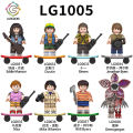 LG1005 FOLY006 Stranger Things figures toy kids building blocks toys boy girl birthday gift Compatible with LEGO. 