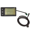 S866 Electric Bike LCD Display Electric Scooter Display Meter Control Panel with Waterproof Plug and Waterproof Line. 