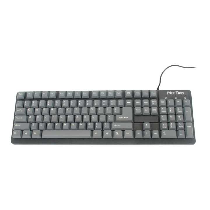 Mee Tion Black MT-K202 USB Standard Corded Keyboard