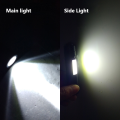 Portable Portable Mini Flashlight COB Light Rechargeable LED Torch Strong Light Camping Fishing Work Emergency Lamp Lantern With Pen Clip. 