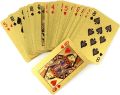 Tash Deck of Waterproof Cards, Flexible PVC Plastic Gold/sliver Playing Cards. 