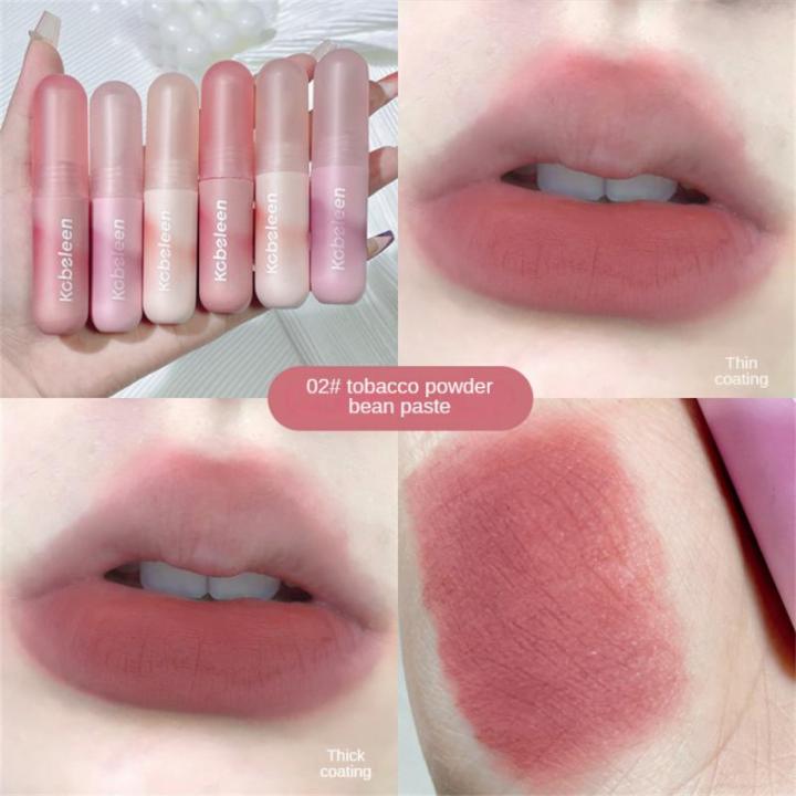 1Pc%20Velvet%20Matte%20Cream%20Lip%20Mud%20Nude%20Pink%20Lipstick%20Moisturizing%20Lip%20Glaze%20Korean%20Waterproof%20Long%20Lasting%20Makeup%20Cosmetics%20New%20-%20Image%202